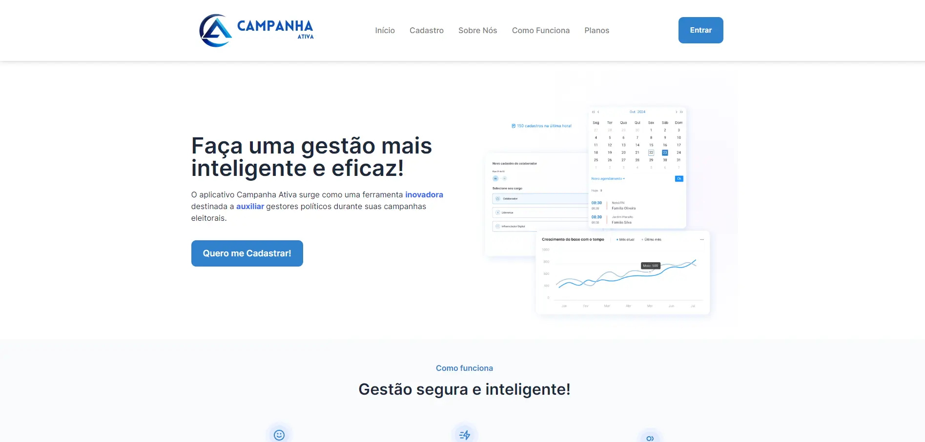 Gestão de campanhas